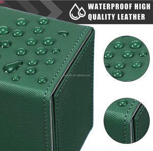Q Y Support Customization Card Deck Box Custom Trading Card Deck Box High Quality Deck Box Leather Collect <b>Game</b> Cards - Product Image 4