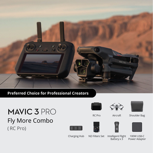 Drone commercial professionnel pour <span class=keywords><strong>Mavic</strong></span> <span class=keywords><strong>3</strong></span> Pro Fly More Combo avec double caméra 4K GPS/Beidou, transmission 15 km, conception pliable - Product Image 4