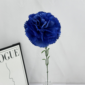 Clavel artificial de tacto real hecho a mano de alta calidad, Clavel de una sola capa de 8 capas - Product Image 6