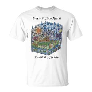 T-shirt promotionnel « Si vous croyez en vous, laissez tomber ce qui ne vous convient pas » - Product Image 1