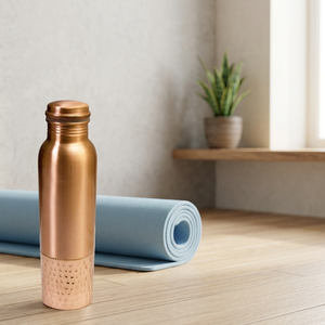 Bouteille d'eau à double paroi en cuivre pour hommes et femmes - Grande capacité, écologique, cadeau d'affaires pour la maison - Product Image 3
