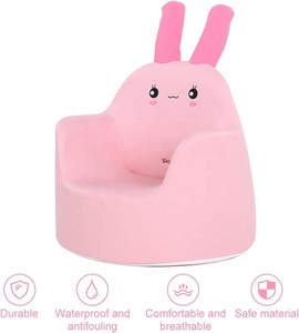 Chaise de canapé pour enfants lapin de dessin animé mignon rose vente en gros de chaise pour enfants <span class=keywords><strong>fauteuil</strong></span> bon marché OEM pour cadeau pour enfants - Product Image 5