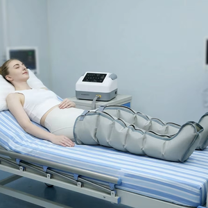 Bottes de récupération à compression d'air rechargeables à 6 chambres, système de massage pour les pieds et les jambes, <span class=keywords><strong>appareil</strong></span> de massage - Product Image 1
