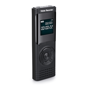 802 ABS Plastic Recorder | MP3/WAV Format | Monochrome LCD with External Speaker - Product Image 2