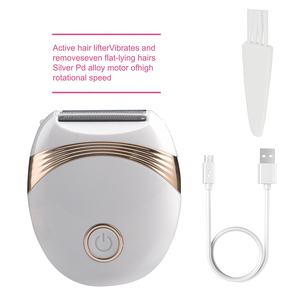 Maquinilla de afeitar con diseño de concha <span class=keywords><strong>para</strong></span> mujer, Afeitadora eléctrica indolora con batería - Product Image 5