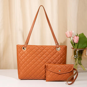 2024 nouvelle couleur unie femmes Messenger sac fourre-tout 2 pièces costume luxe Design marque mode sac à main pour les femmes en gros - Product Image 6