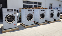 Mesin Cuci Komersial Otomatis Penuh, Tahan Lama, Beroperasi dengan Koin, Efisiensi Tinggi, Peralatan Laundry Industri untuk Laundromat/Bisnis