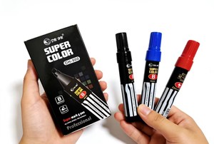 <span class=keywords><strong>Marqueur</strong></span> permanent à pointe biseautée, imperméable, en gros, pour le marché africain, best-seller, encre <span class=keywords><strong>indélébile</strong></span> de haute performance, couleur variée - Product Image 6