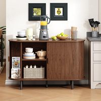 Buffet moderne en bois avec rangements, meuble de salon grande capacité