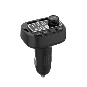 BT màn hình lớn xe Mp3 Máy nghe nhạc U đĩa nhạc BT 5.0 màu xanh răng xe Kit FM Transmitter EQ chế độ điều chỉnh USB xe sạc nhanh - Product Image 3