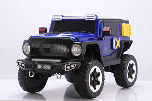 Voiture électrique télécommandée en plastique pour enfants, modèle SUV, double siège, pour garçons et filles, idéale pour les sorties en famille - Product Image 2