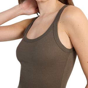 <b>Women's</b> 100% Cotton Summer <b>Tank</b> <b>Tops</b> Factory Direct Wholesale Casual Style 4 Way Stretch Singlet Breathable <b>Knitted</b> Fabric - Product Image 2