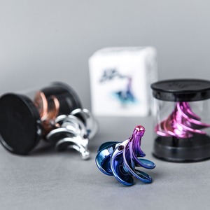 Gyro pneumatique jouet de décompression Gyro coloré vent soufflant rotatif Gyro pneumatique toupie Fidget jouets pour enfants cadeau - Product Image 5