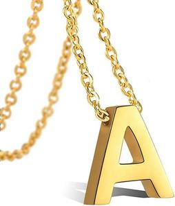 Collana personalizzata con gioielli U reali con iniziali collana con lettera iniziale con monogramma alfabeto per donna bijoux pour femmes - Product Image 3