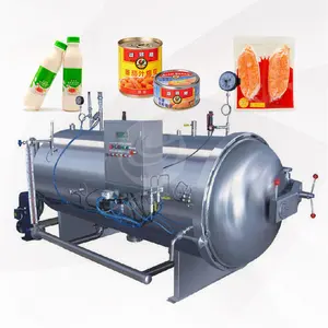 Máquina de esterilización en autoclave de brócoli para alimentos ORME, esterilizador de salsa de latas, línea de enlatado y retorta de frijoles