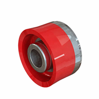 Ensemble de piston de pompe à boue résistant à l'usure pour l'exploration pétrolière, avec lèvre d'étanchéité en PU remplaçable