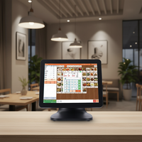 Sistema de Punto de Venta (POS) con Pantalla de 15 Pulgadas, Software POS para Windows/Android, Sistema de Punto de Venta para Restaurantes en Venta