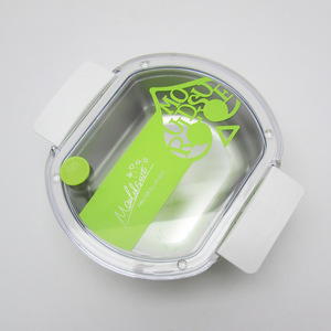 Boîte à lunch en acier inoxydable Moldesu, rectangulaire, avec couvercle hermétique, bleu, vert, rose, boîte à bento pour étudiants - Product Image 2