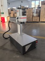 Machine de marquage laser CNC portable de bureau pour métaux 20W/30W/50W/100W, nouvelle garantie de 2 ans, prix usine ultra-bas