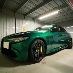 Jantes forgées en alliage personnalisées noires monobloc 17-22 pouces 5X120/112/113.4 pour Alfa Romeo Giulia Giulietta 2012 <span class=keywords><strong>Gta</strong></span> - Product Image 5