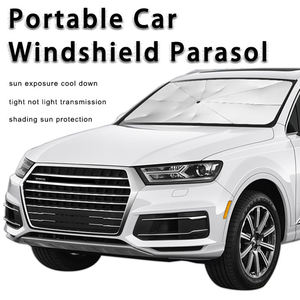 Parasol de voiture Portable résistant aux <span class=keywords><strong>UV</strong></span>, pare-soleil pliable, Parasol de pare-brise avant automatique, vente en gros - Product Image 2