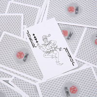 Cartes à jouer en papier imprimées personnalisables écologiques pour cadeaux promotionnels et compétitions