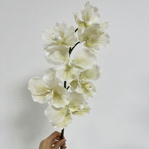 GZYX040 Vente à Chaud <span class=keywords><strong>Orchidée</strong></span> Artificielle Réaliste Toucher 7 Têtes Phalaenopsis Fleur pour Mariage Lobby Home Hotel Decor - Product Image 1