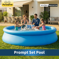 Pursuefree Aufblasbarer Outdoor-Pool in Schmetterlingsform, Haushalts-Außenpool, Aufblasbarer Pool in verschiedenen Größen für Kinder
