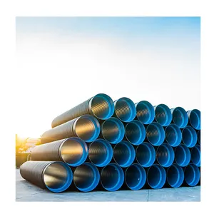 Двухслойный гофрированный трубопровод/водосточная труба из полиэтилена высокой четкости большого диаметра по цене дренажа