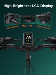 Bicicleta Eléctrica ENGWE ENGINE PRO 2.0 con Llantas Gruesas de 20 Pulgadas, 52V16AH, Plegable, con Motor Eléctrico, Disponible en Almacén de la UE - Product Image 6