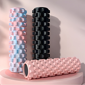 Ensemble <span class=keywords><strong>de</strong></span> rouleaux <span class=keywords><strong>de</strong></span> <span class=keywords><strong>yoga</strong></span> en mousse EVA à picots - Outil d'exercice durable, haute densité, écologique pour le <span class=keywords><strong>yoga</strong></span> <span class=keywords><strong>et</strong></span> le Pilates, pour la <span class=keywords><strong>relaxation</strong></span> musculaire <span class=keywords><strong>et</strong></span> le massage - Product Image 3