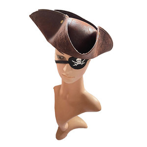 Accessoires d'Halloween fête de mascarade Pirates des Caraïbes Capitaine Jack couvre-chef chapeau cosplay habiller - Product Image 1