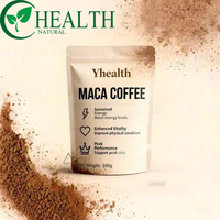 Poudre de Café Instantané Saveur Crème Supplément Minceur à Base de Plantes Poudre de Café Maca de Qualité Alimentaire pour Hommes