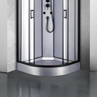 Kabin Kamar Mandi dan Shower Enclosure dengan Lebar yang Dapat Disesuaikan, Instalasi Fleksibel, Kamar Mandi Kaca Chiropractic