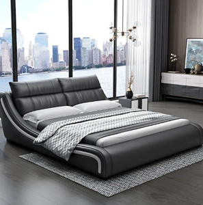 เตียงขนาดคิงไซส์สองชั้น<span class=keywords><strong>2022</strong></span>สไตล์ยุโรปนอร์ดิกดีไซน์ทันสมัยห้องนอนโรงแรมโครงเตียงไม้ - Product Image 4