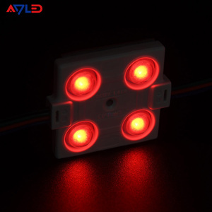 Square Waterproof 12V DMX Led Module RGB SMD5050 Flexible 4Lens Module 1.44W For Digital Advertising Lightbox Outdoor <b>Lighting</b> - Product Image 3