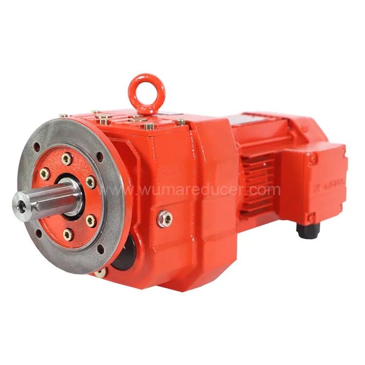 Gear Reducer R Series Helical Gearbox R67 R77 R87 Gearmotor