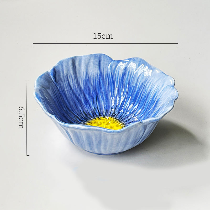 6inch blue bowl