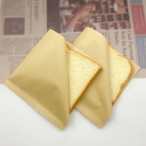 Bolsas de Papel Kraft Marrón Resistentes a la Grasa y al Agua para Llevar Comida con Logotipo Personalizado para Cafeterías y Panaderías - Product Image 3