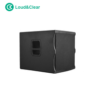 OEM JR18S Professionnel 18'' Subwoofers à gros basses Système de sonorisation portable pour les fêtes avec une puissance de 700W-1400W et un boîtier en bois