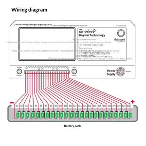 מאזן סוללות ליתיום מכשיר איזון תחזוקה בדיקת מתח מדידת מתח 2-24 מיתרים 14A אקולייזר Oddvida - Product Image 3