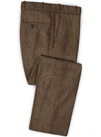 Costumes de mariage marron foncé pour hommes, en tweed chevrons, tenues de marié, costumes de témoin, blazers pour hommes, sur mesure