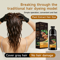 Krim Pewarna Rambut Alami Permanen Khusus Wanita Botol 500ml - Label Pribadi Laris Manis Bebas Peroksida