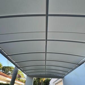 Pergola de jardin autoportante moderne en aluminium rétractable et écologique, auvent de <span class=keywords><strong>carport</strong></span>, taille personnalisée, pour parking extérieur, cour et <span class=keywords><strong>terrasse</strong></span> - Product Image 4