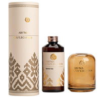 Diffuseur de parfum en verre de luxe sans BPA, huile parfumée, ornement, grande capacité 200 ml, désodorisant longue durée, décoration d'intérieur