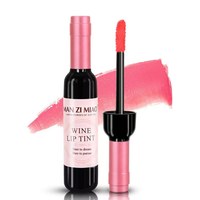 Gloss à lèvres rouge mat effet bouteille de vin, longue tenue, non-collant, à base de minéraux, 8 ml