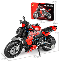Vente chaude Modèle de voiture de sport Cool Briques de construction Produit personnalisé Ensembles de briques de construction Moto lourde