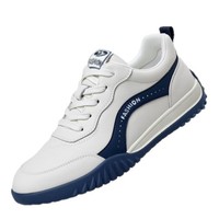 Chaussures décontractées pour hommes Printemps 2026 Nouveautés Baskets confortables à lacets, semelle souple, tige souple, respirantes, couleur unie