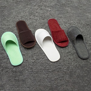 Pantuflas Desechables para Hotel, Personalizadas para Hostal, Suelas Antideslizantes Reforzadas, Material de Lino, Logotipo Personalizado para Hostelería - Product Image 2