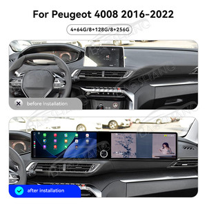 Baoshang Dual 12.3 ''Android13 <span class=keywords><strong>Autoradio</strong></span> Carplay pour Peugeot 4008 2016-2022 Multimédia Dvd <span class=keywords><strong>GPS</strong></span> Navigation Commande Vocale Carplayer - Product Image 2